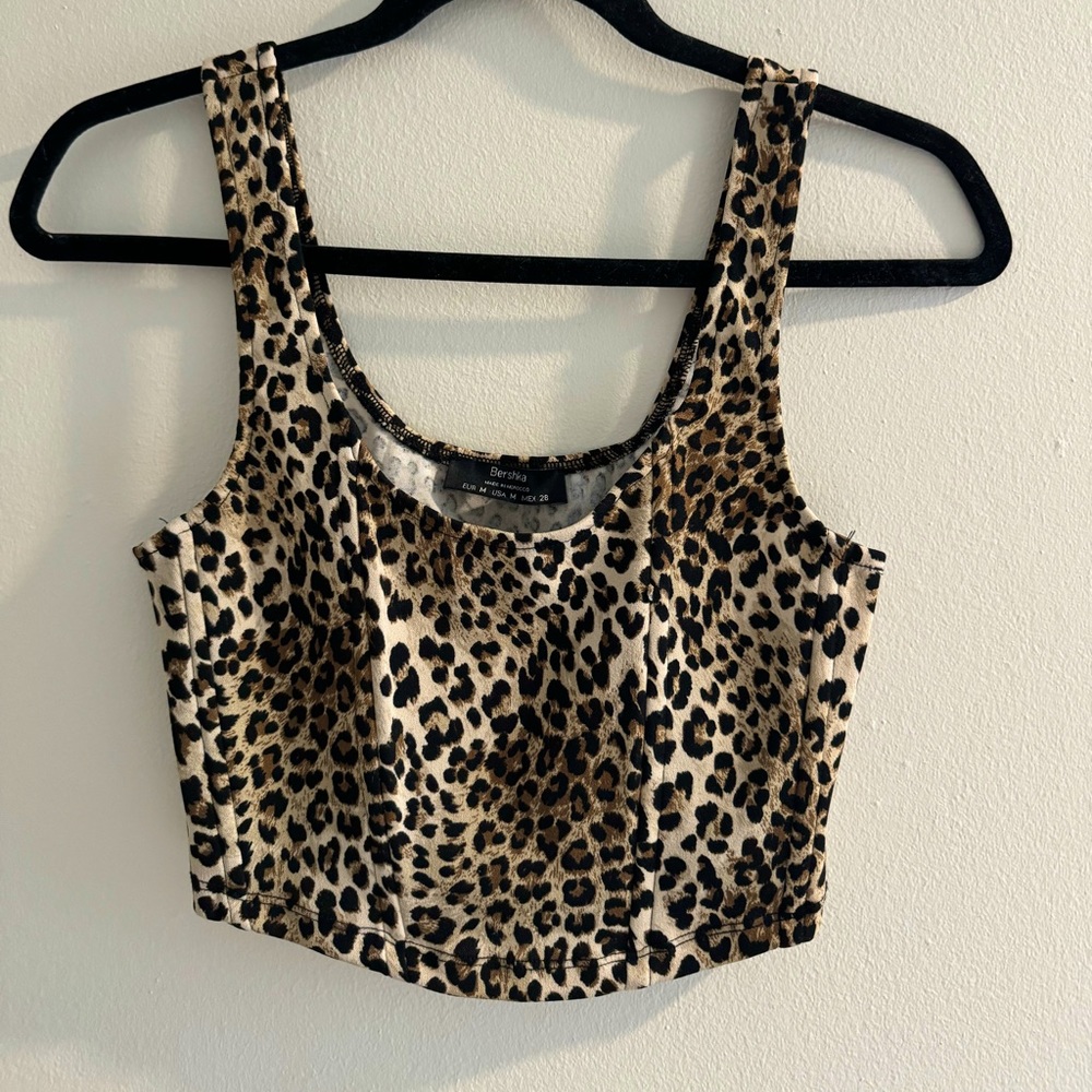 Cheetah Corset Top